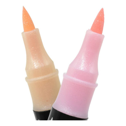Marcadores Glitter Doble Punta X12 Unidades