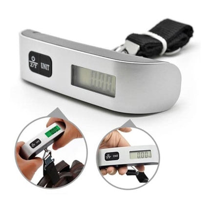 Balanza Digital Portátil Viaje Camping Pesca Maletas Gris