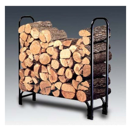 Rack Para Guardar Leña Negro