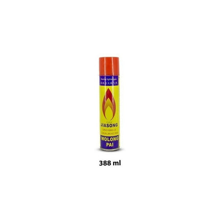 Gas Butano Grande 385 Ml Con 5 Adaptadores Para Recarga