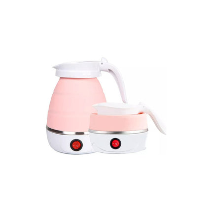 Pava Electrica Jarra 220v Plegable De Viaje Silicona 660ml  Variable