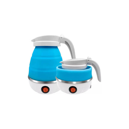 Pava Electrica Jarra 220v Plegable De Viaje Silicona 660ml  Variable