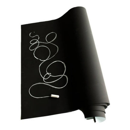 Vinilo Pizarron Autoadhesivo 60cm X 200cm Negra