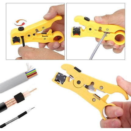 Alicate Pela Cable Acero 3 En 1 Crimpadora Herramienta Pinza