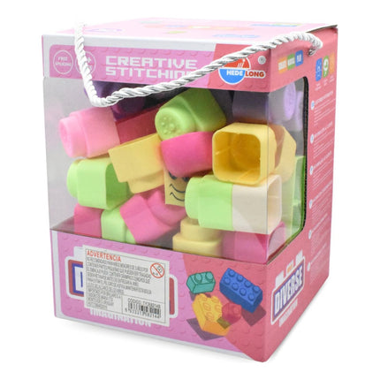 Bloques Flexibles En Caja Rosado 1