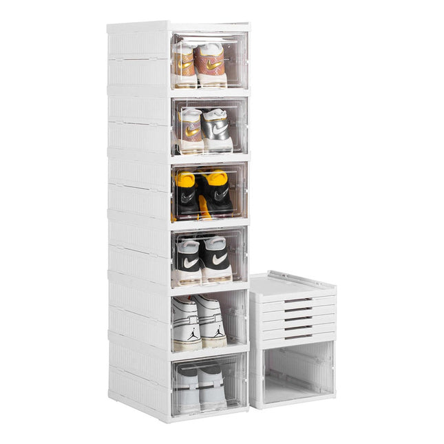 Caja De Almacenamiento Para Zapatos Zllzuu B0ccnm9f4m Organizador Plegable 6
