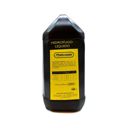 Hidrofugo Liquido 10 Litros Pennsylvania Bidon