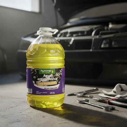 Agua Para Radiador 5litros Anticorrosiva Hummer Amarillo