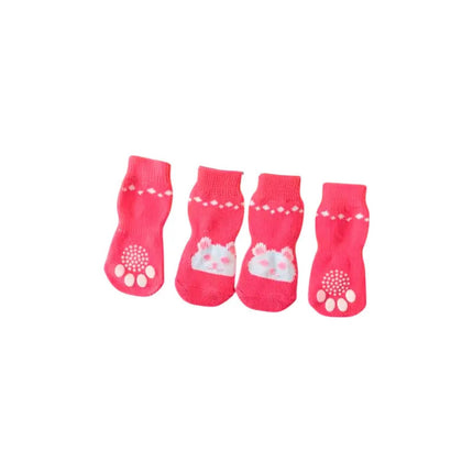 Medias Anti Deslizantes Perros Gatos - Talle L V