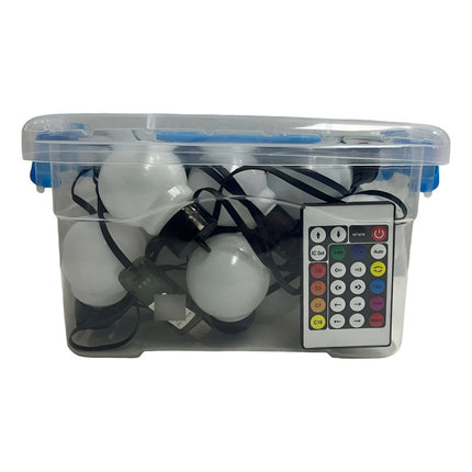 Guia Guirnalda Con Bombitas De Colores Con Control Zow