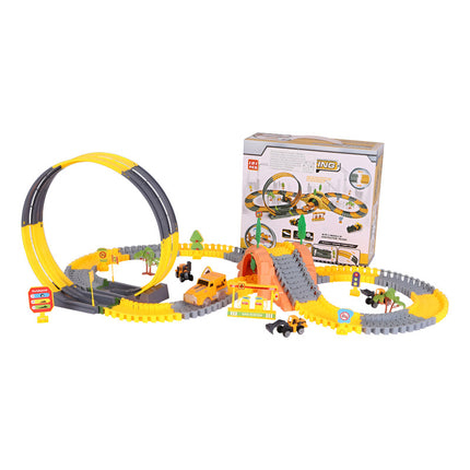 Pista Flex Construcción Con Luz - 181 Pcs X