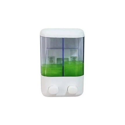 Dispensador Doble De Jabon Liquido Alcohol En Gel Sanitario