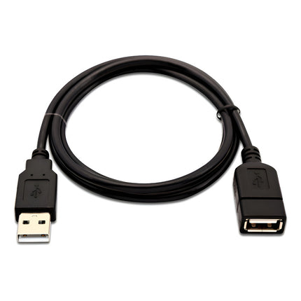 Alargue Usb Macho A Hembra 1,5 Metros  Negro