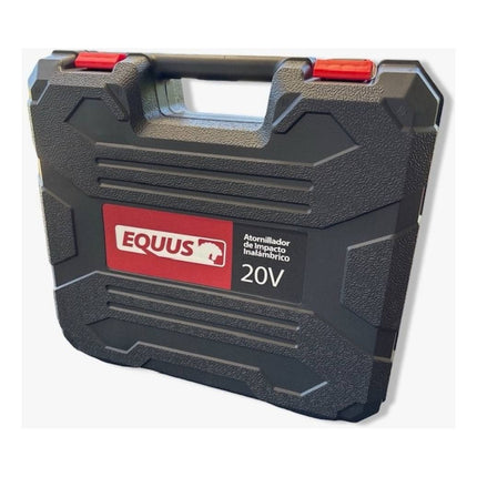 Atornillador De Impacto+ Batería + Cargador Equus Rojo