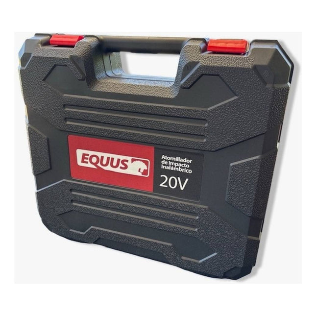 Atornillador De Impacto+ Batería + Cargador Equus Rojo