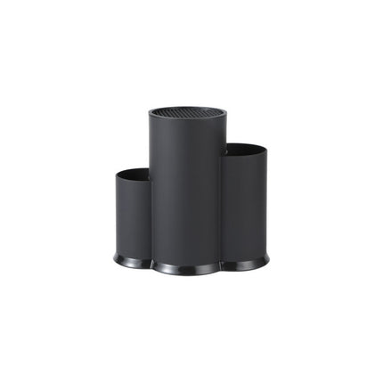 Organizador Para Cubiertos Cilíndrico 3 En 1 Negro