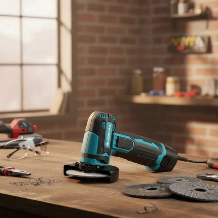 Amoladora Portátil Recargable Ledstar Lh-am01 Celeste 5