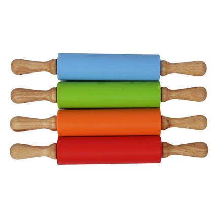 Rodillo Para Amasar De Madera Y Silicona 39x20x5.3cm V