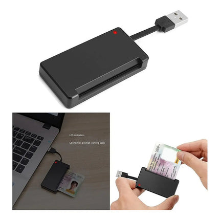 Lector Inteligente De Cédula De Identidad Usb Sum Id Negro