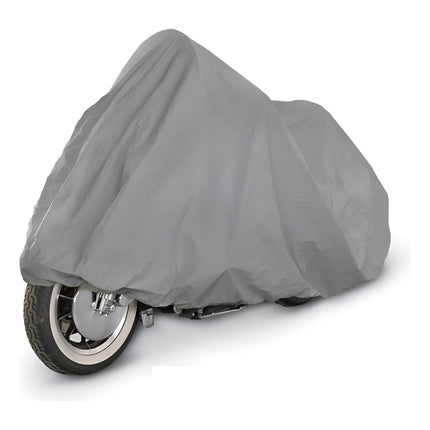 Funda Impermeable Cubre Motos Polietileno Anti Rasgado Gris