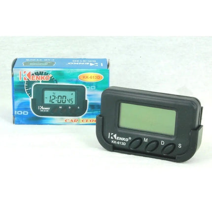Reloj Con Soporte Para Auto Kenko Kk-613d Negro