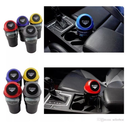 Recipiente Tacho Tipo Vaso Papelera Consola Puerta Auto 1
