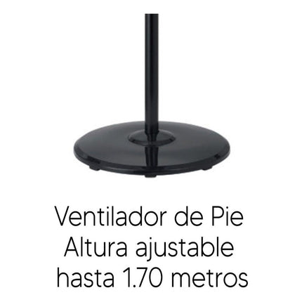 Ventilador De Pie Enxuta Vpenx920n 170 Cm Cantidad De Aspas 5 Diámetro 1   Material De Las Aspas Plástico