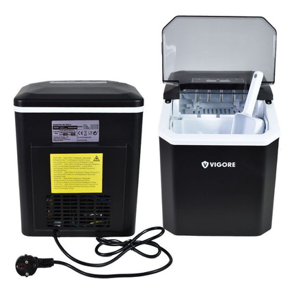 Maquina Electrica Vigore Para Hacer Hielo Negro