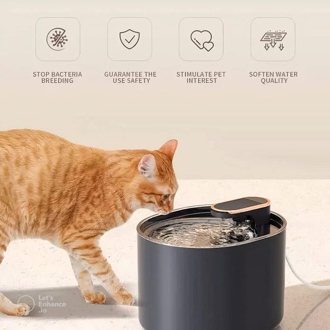 Dispensador Fuente De Agua  Automático Mascota Perro Gato V