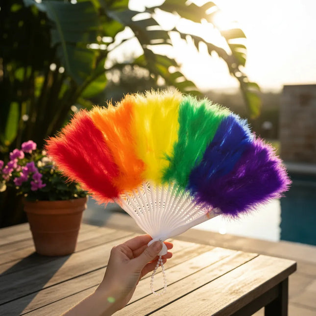 Abanico De Plumas Muticolor Cpt01238 Multicolor