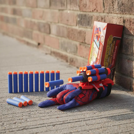 Guante Lanzador De Dardos Modelo Araña Azul