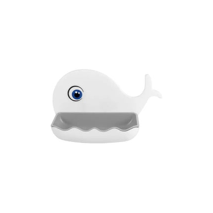 Jabonera Con Forma De Ballena Autoadhesiva