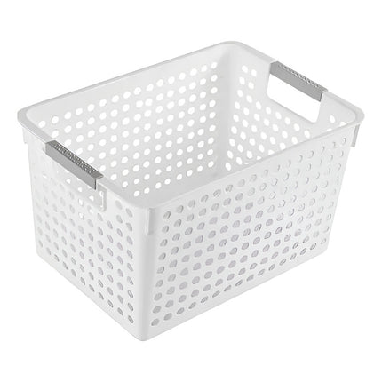 Canasto Organizador Chico Plástico Medidas 27 X 18 X 14.5 Cm Varios