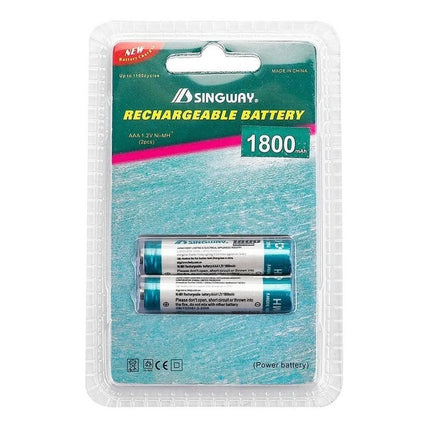Pilas Aaa Recargables Blister 2  1800
