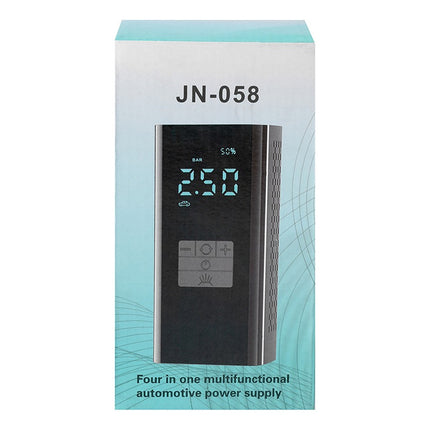 Compresor De Aire Portatil A Batería Inflador 5289 Negro