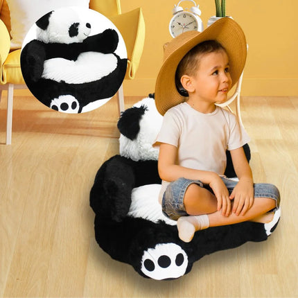 Sillon Puff Peluche Asiento Niño  Puff Infantil Panda