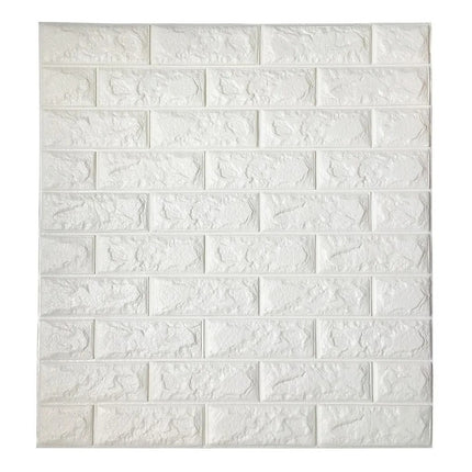 Placa Revestimiento Pared Autoadhesiva 70x77cm - Ladrillo