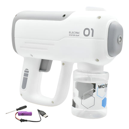 Pistola De Agua Recargable 3.7v 18.5x15cm Blanco