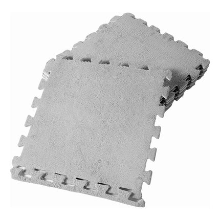 Alfombra Entrelazadas De Felpa 10 Unidades 50×50
