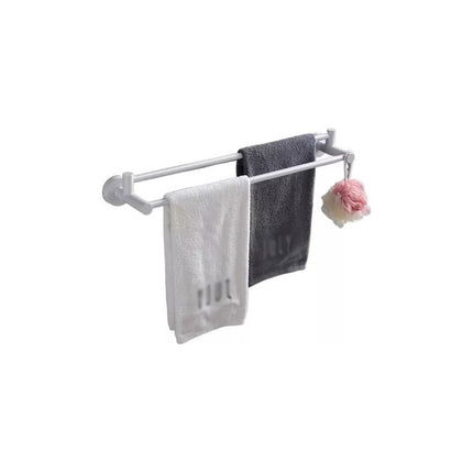 Toallero Doble Con Ventosa Para Pared