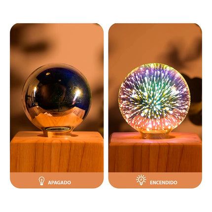 Lampara Luces Led De Colores E14 Grande Blanco Cálido