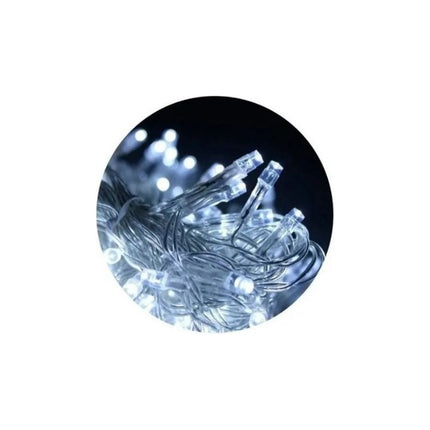 Luces De Navidad Guirnalda  10 Metros 100 Led Fria