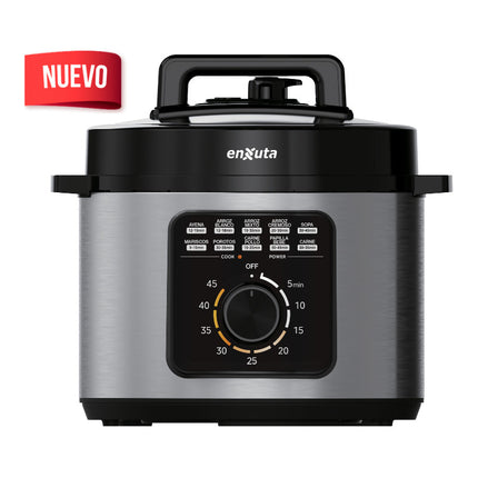 Olla A Presion Electrica Enxuta 5 Lts 1000w Sdaenxop9100 Gris Oscuro