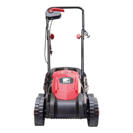 Cortadora De Césped Eléctrica Con Bolsa Recolectora De 1200w Rojo