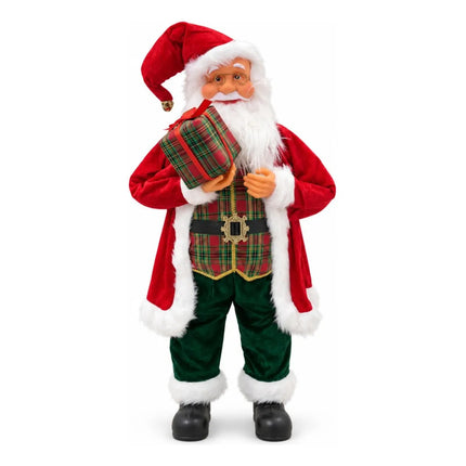 Papa Noel Decorativo 1 Metro De Alto Ccm00967 Rojo