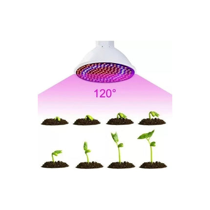 Lampara 200 Led 120 Grados Espectro Cultivo Plantas Flores Violeta
