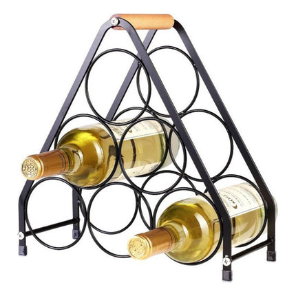 Soporte Rack Para Botellas De Vino Para 6 Botellas V