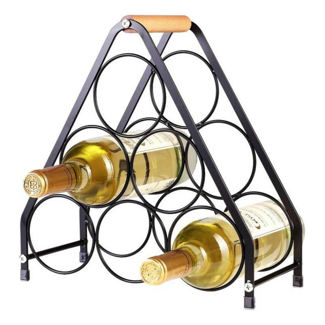 Soporte Rack Para Botellas De Vino Para 6 Botellas V