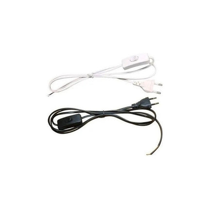 Cable Con Interruptor Llave Y Enchufe Ideal Lámpara Portátil