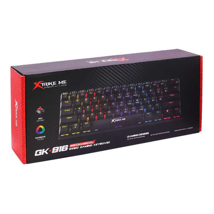Teclado Gamer Mecanico Xtrike Me Gk-916 Rgb V